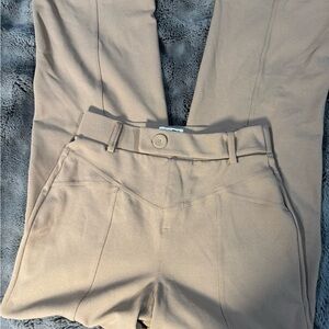 Fashion Nova Classic Tan Trousers